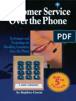Customer Service Over The Phone Techniques and Technology For Handling Customers Over The Phone (Stephen Coscia (Author) ) (Z-Library)