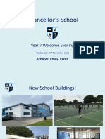 Year 7 Welcome Evening Nov 2021