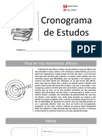 Cronograma para o Enem