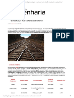Blog Da Engenharia - O Primeiro Blog de Engenharia - Qual A Situação Atual Das Ferrovias Brasileiras