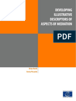 Developing Illustrative Descriptors of Aspects of Mediation For The CEFR - Eng