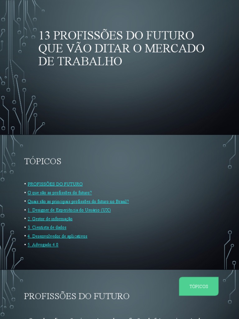 Profissões do Futuro no Brasil | PDF | Ciência de Dados | Science