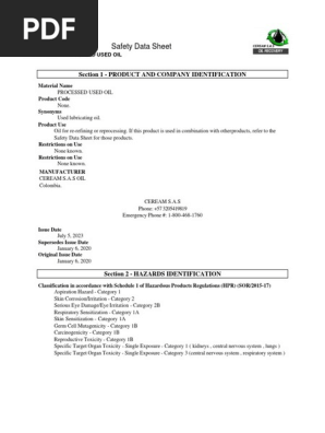Safety Data Sheet