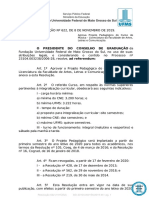 Resolução (COGRAD) Nº 622 - Projeto Pedagógico Música