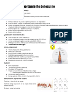 Comportamientos Del Equino MACA