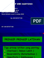 Prinsip Prinsip Latihan