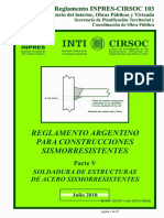 R.A. Construcciones Sismorresitentes Parte 5 - Soldadura de Acero Sismorresistentes