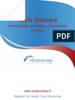 Tools Glossary: From English To Swedish, Finnish and Russian
