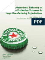 Improving Operational Efficiency of Discrete Production Process in Manufacturing Organizations