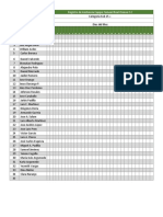Lista de Asistencias Real Orense F.C Sub 15