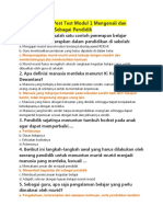 Kunci Jawaban Post Test Modul 1 Mengenali Dan Memahami Diri Sebagai Pendidik