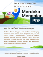 Pembelajaran Mandiri Pada Platform Merdeka Mengajar