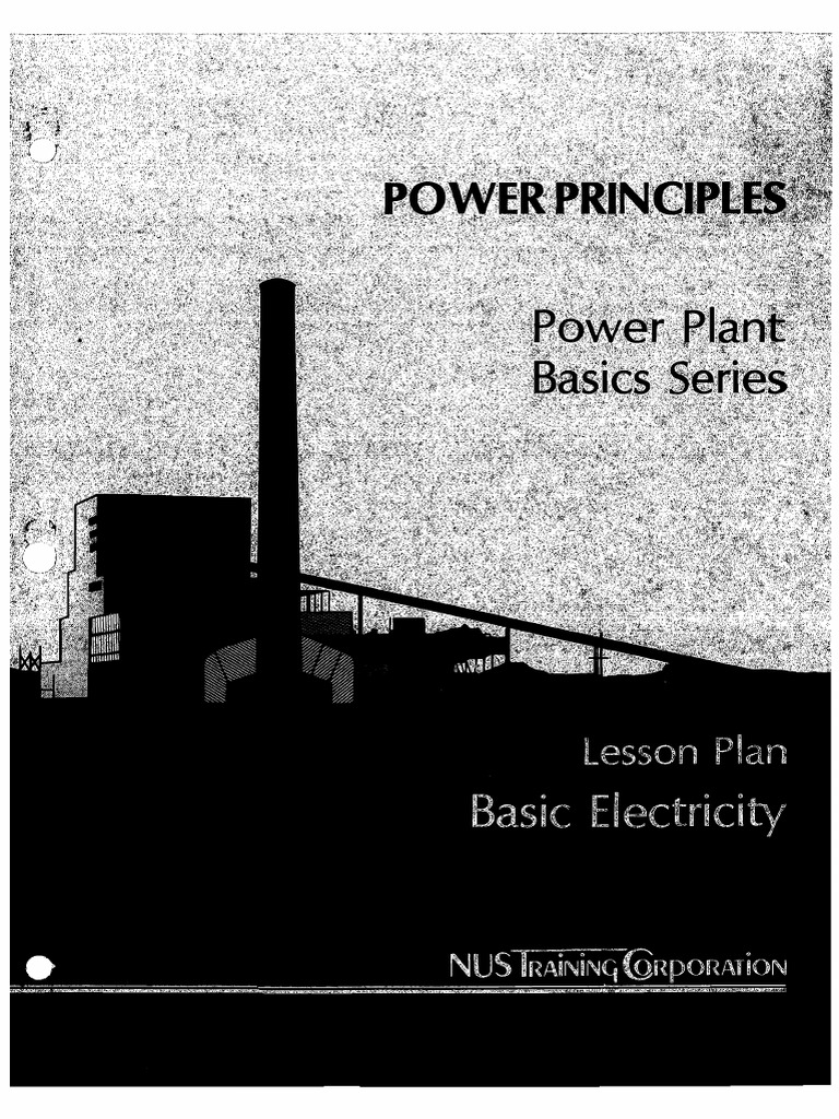 POWER PLINCIPLES (8) Lesson Plan BASIC Electricity PDF