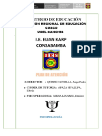 PSICOLOGÍA & ATI-Plan de Soporte Emocional Y Tutoría 2021