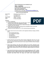 Soal UAS Komunikasi Dan Perubahan Sosial-Departemen IKOM 2023
