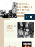 Psicologia Comunitária e Movimentos Sociais