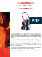 Product Sheet - CAFS Backpack 10 - 12