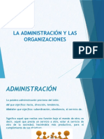 T.1 La Administracion y Las Organizaciones