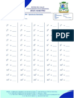 Imprimir Ejercicios de Potenciación