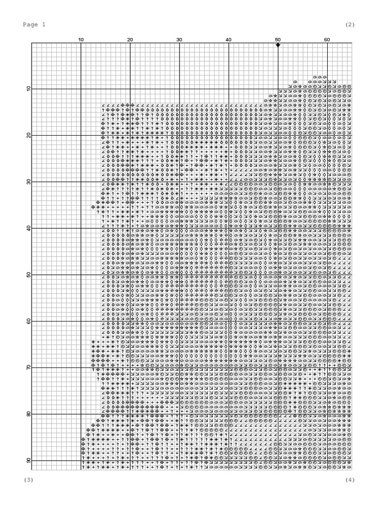Rose 3 Cross Stitch Chart PDF