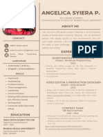 Beige Brown Modern Fashion Designer Resume