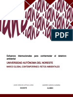 Ensayo - M2 Esfuerzos Internacionales para Contrarrestar El Deterioro Ambiental Global