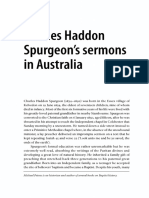 Charles Haddon Spurgeon's Sermons in Australia