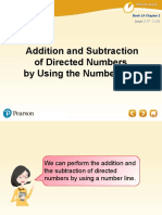 Addition and Subtraction of Directed Numbers by Using The Number Line