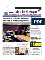 Periódico Noticias de Chiapas, Edición Virtual Viernes 14 de Julio de 2023