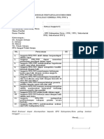 Form Penilaian Kinerja Badan Adhoc