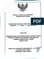 SK Desa Siaga Aktif Desa Kalapasawit