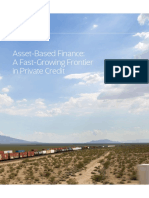 Asset Based Finance A Fast Growing Frontier in Private Credit