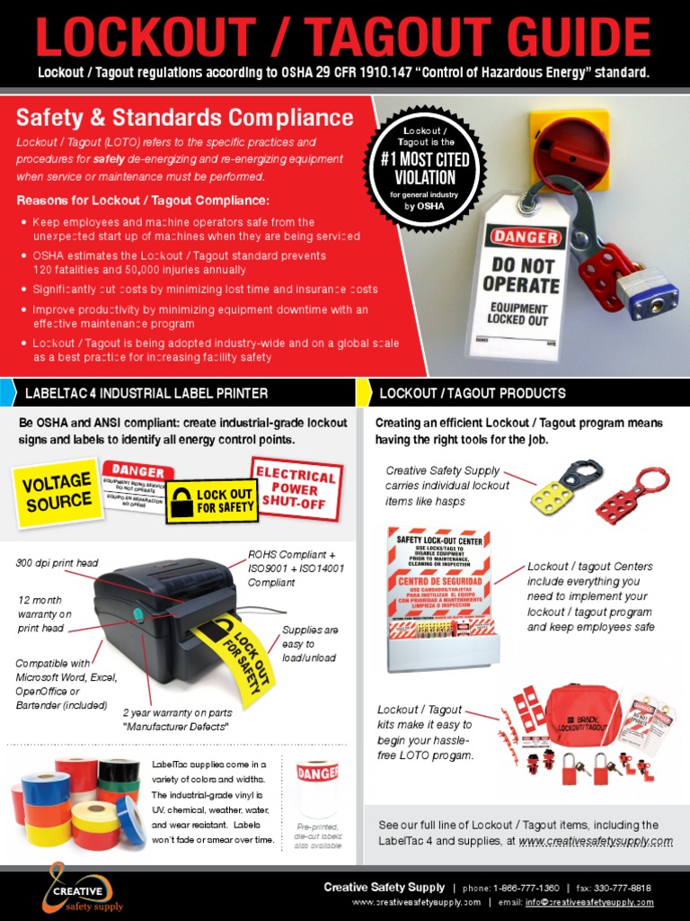 Safety Professionals Guide to Lockout Tagout eBook 