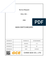 Main Switchboard: Burma Shipyard Hull No.