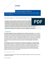 En Special Series On Covid 19 Challenges in Forecasting Tax Revenue