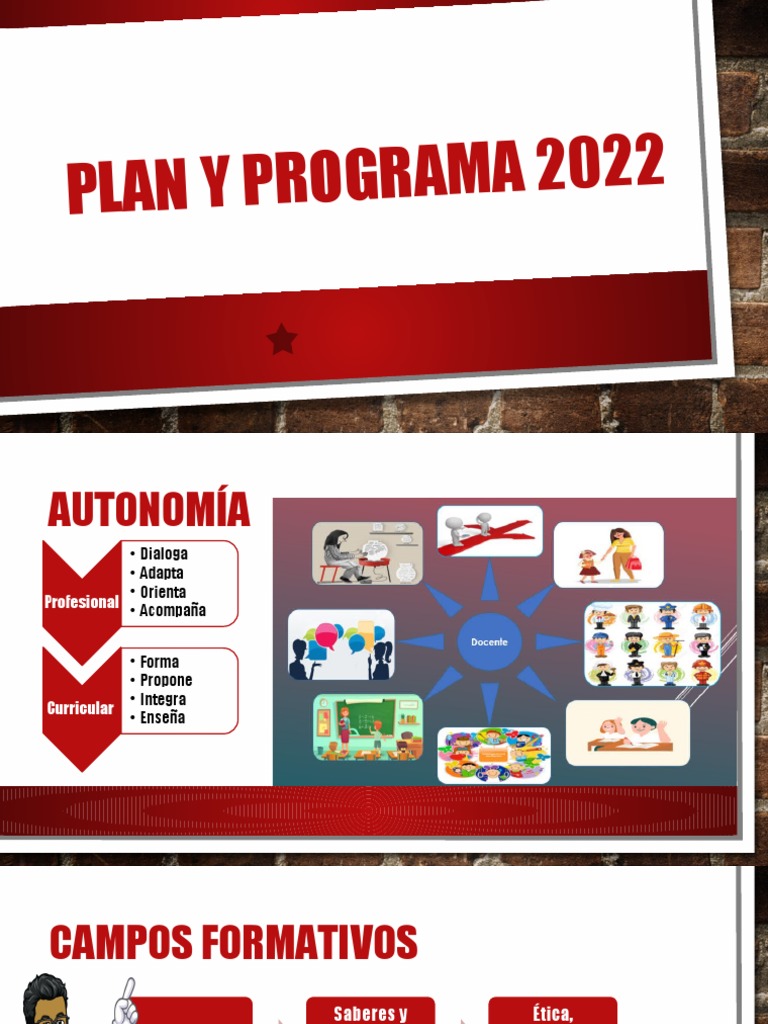 Plan y Programa 2022: Enfoque Curricular | PDF | Plan de estudios ...