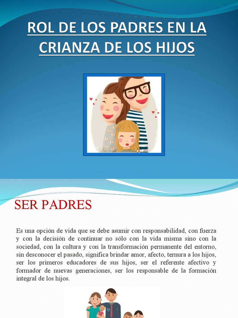 Roles de los Padres en la Crianza | PDF | Comportamiento | Amor