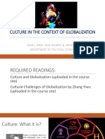 Lecture 4. Culture and Globalization