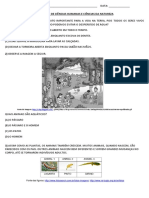 Avaliaçao Ciencias 1 Bimestre