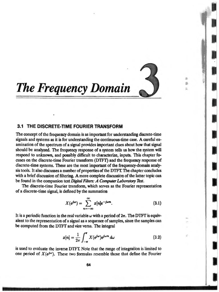 Chapter 3 | PDF | Fourier Transform | Convolution