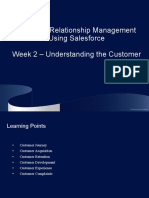 Week 2 CRM Using Salesforce - Understanding Customers