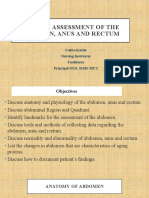 Unit Vii Assessment of The Abdomen, Anus and Rectum