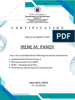 Certification From Ict Coordinator Sample