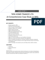 Tata Home Finance Ltd. (A Comprehensive Case Study On MIS)