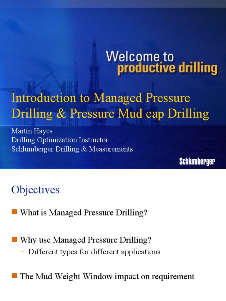 Introduction to Managed Pressure Drilling | PDF | Oil Well | Pressure