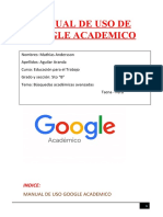 Manual de Uso de Google Academico