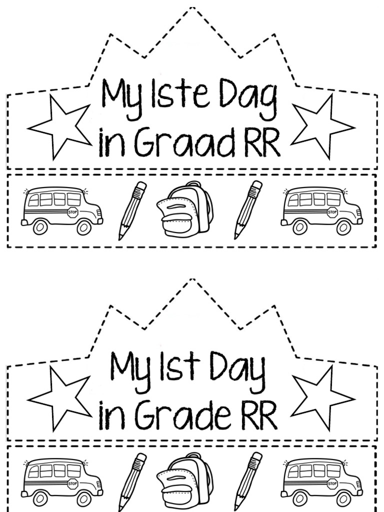 First Day Experiences in Grades RR-3 | PDF