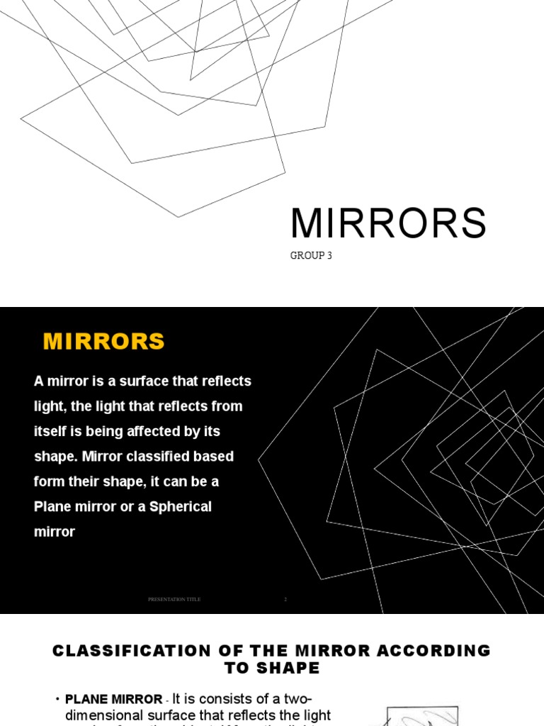 Mirrors PDF Mirror Optics