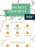 Concrete Pavement Report