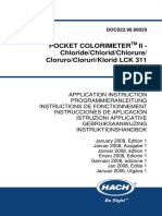 Manual Pocket Colorimeter II Hach EN